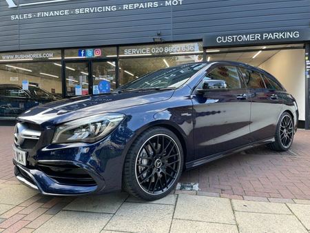 Mercedes Cla Shooting Brake Bleu D Occasion Recherche De Voiture D Occasion Le Parking