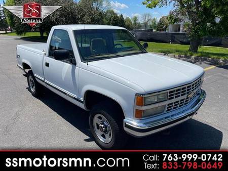Chevrolet C K 1500 1992 Chevrolet C K 1500 Reg Cab 117 5 Wb 4wd Used The Parking