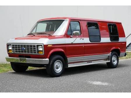red conversion van