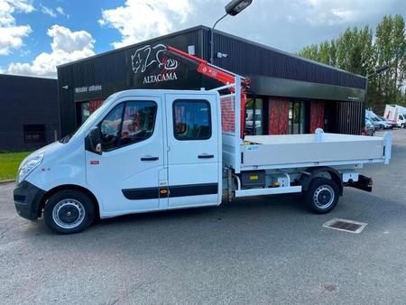 RENAULT MASTER grue-fassi-150-110cv-double-cabine-6-places occasion ...