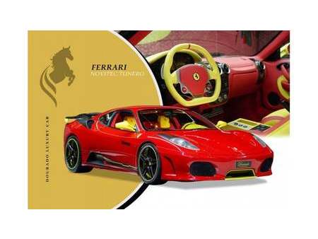 Ferrari F430 MG Modèles 1/18 Novitec Rosso Et Bleu Mat Carbone – édition Limitée 01/05