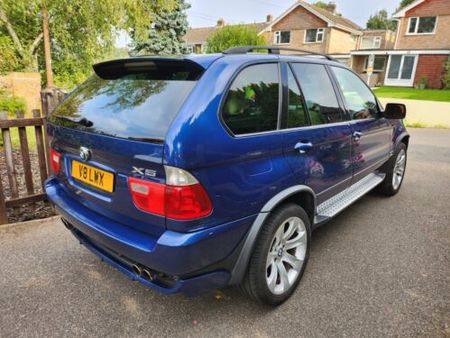 BMW X5 bmw-e53-x5-4-8is-v8-in-le-mans-blue-with-fsh-panoramic-roof-low ...