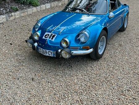 Norev Alpine A110 1600 S 1973 - Bleu Alpin 1/43 - Logo Latéral - Miniature Neuve