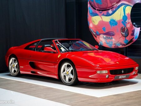 Occasion sans boite Ferrari F355 rouge / int noir 1/18