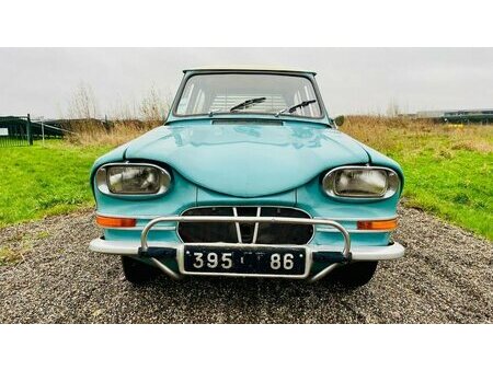 CITROEN AMI 6 Dinky Toys 1:43 Bleue Toit Blanc Modèle Occasion
