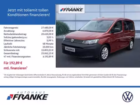 Volkswagen Caddy 2.0 TDI 102