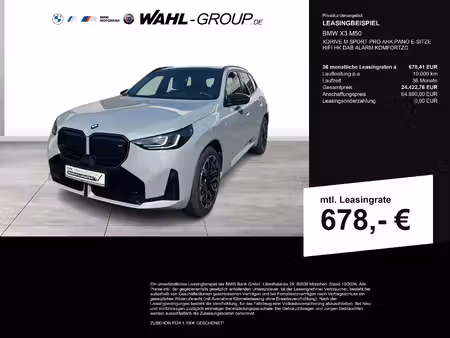 BMW X3 30i 3.0 398 xDrive