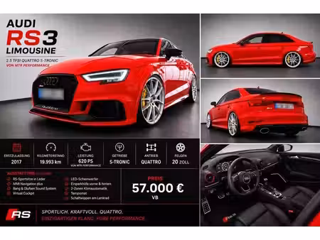 Audi A3 RS3 2.5 TFSI quattro