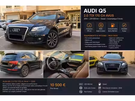Audi Q5 2.0 TDI 170 Avus quattro
