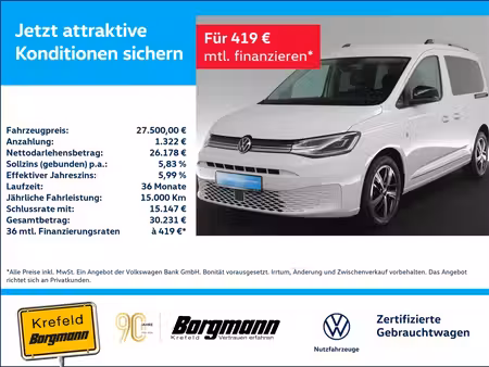 Volkswagen Caddy 1.5 TSI 114 Style