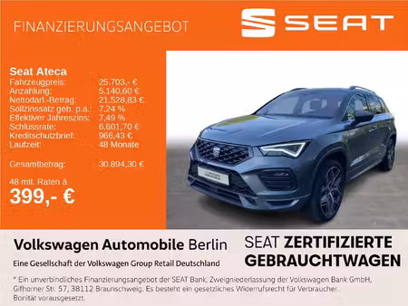 Seat Ateca 1.5 TSI 150 FR