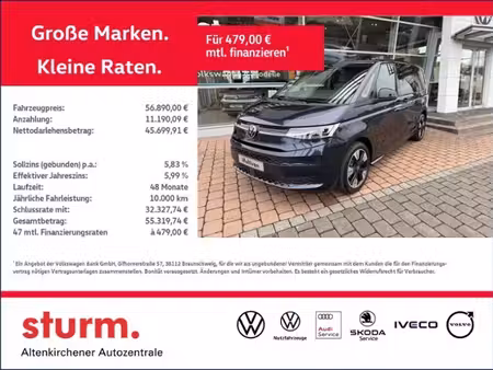 Volkswagen Multivan 2.0 TDI 150