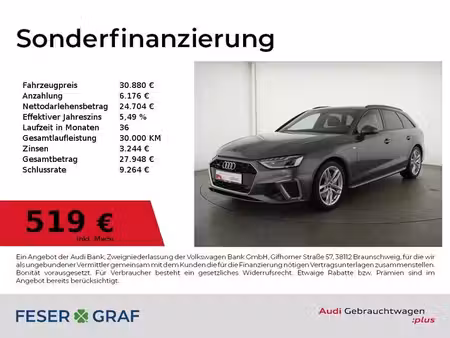 Audi A4 40 TDI 2.0 TDI 204 S line quattro