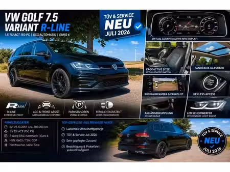 Volkswagen Golf 1.5 TSI 150 R-Line